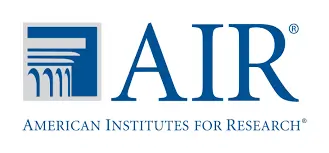 Logo of American Institutes for Research, a data analytics and policy research partner